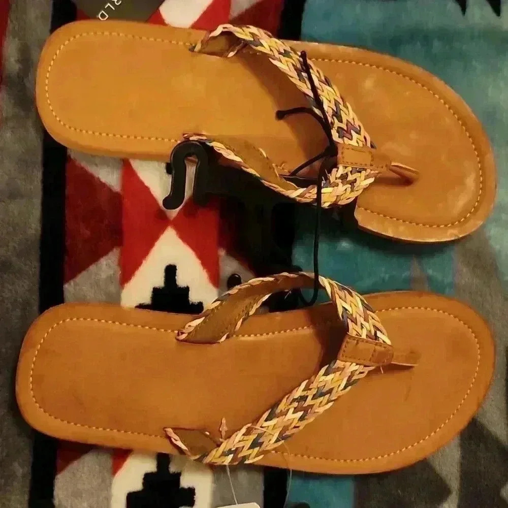 Braided Thong sandals